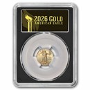 2026-W 1/10 oz Proof Gold Eagle Dual Date PR-70 PCGS (FDI, Black)