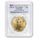 2026-(W) 1 oz American Gold Eagle MS-70 PCGS (First Day of Issue)