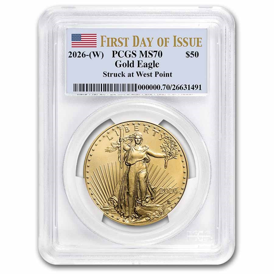 2026-(W) 1 oz American Gold Eagle MS-70 PCGS (First Day of Issue)