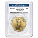 2026-(W) 1 oz American Gold Eagle MS-70 PCGS (FS, West Point)