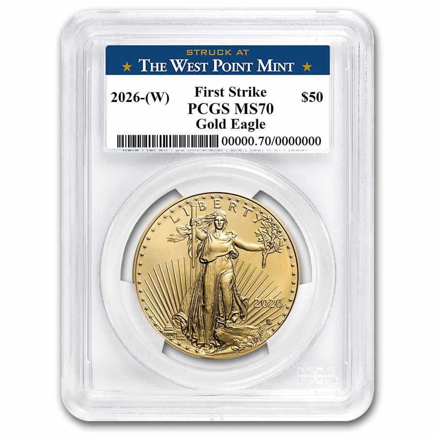 2026-(W) 1 oz American Gold Eagle MS-70 PCGS (FS, West Point)