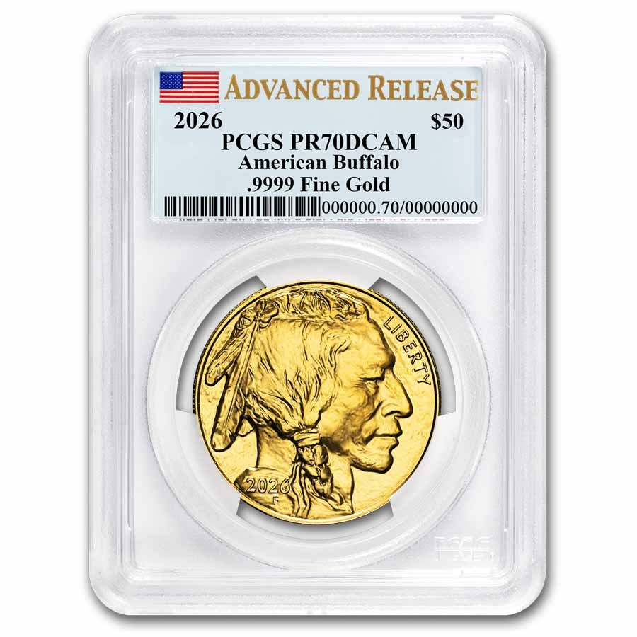 2026-W 1 oz Proof Gold Buffalo PR-70 PCGS (Advanced Release)