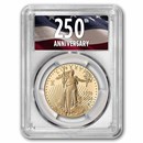 2026-W 1 oz Proof Gold Eagle Dual Date PR-70 PCGS (FS, 250th)