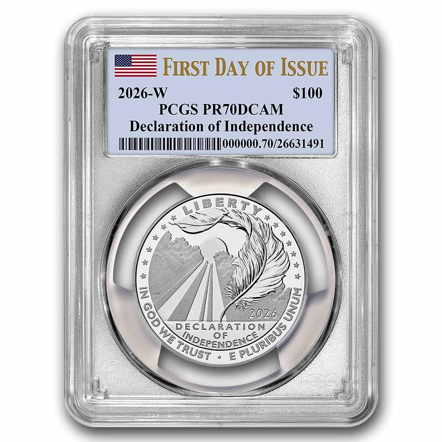 2026-W 1 oz Proof Platinum Eagle PR-70 PCGS (First Day of Issue)
