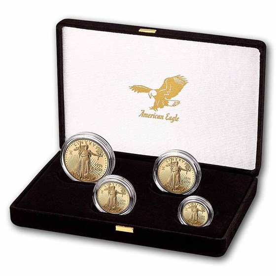 2026-W 4-Coin Proof Gold Eagle Set (Dual Date)