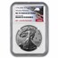 2026-W Burnished Silver Eagle MS-70 NGC (AR, 40th, Enhanced)