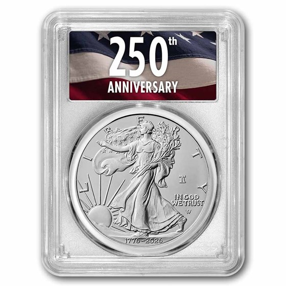 2026-W Burnished Silver Eagle SP-70 PCGS (AR, 250th, Enhanced)