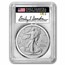 2026-W Burnished Silver Eagle SP-70 PCGS (AR, Enhanced, Damstra)