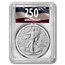 2026-W Burnished Silver Eagle SP-70 PCGS (FDI, 250th, Enhanced)