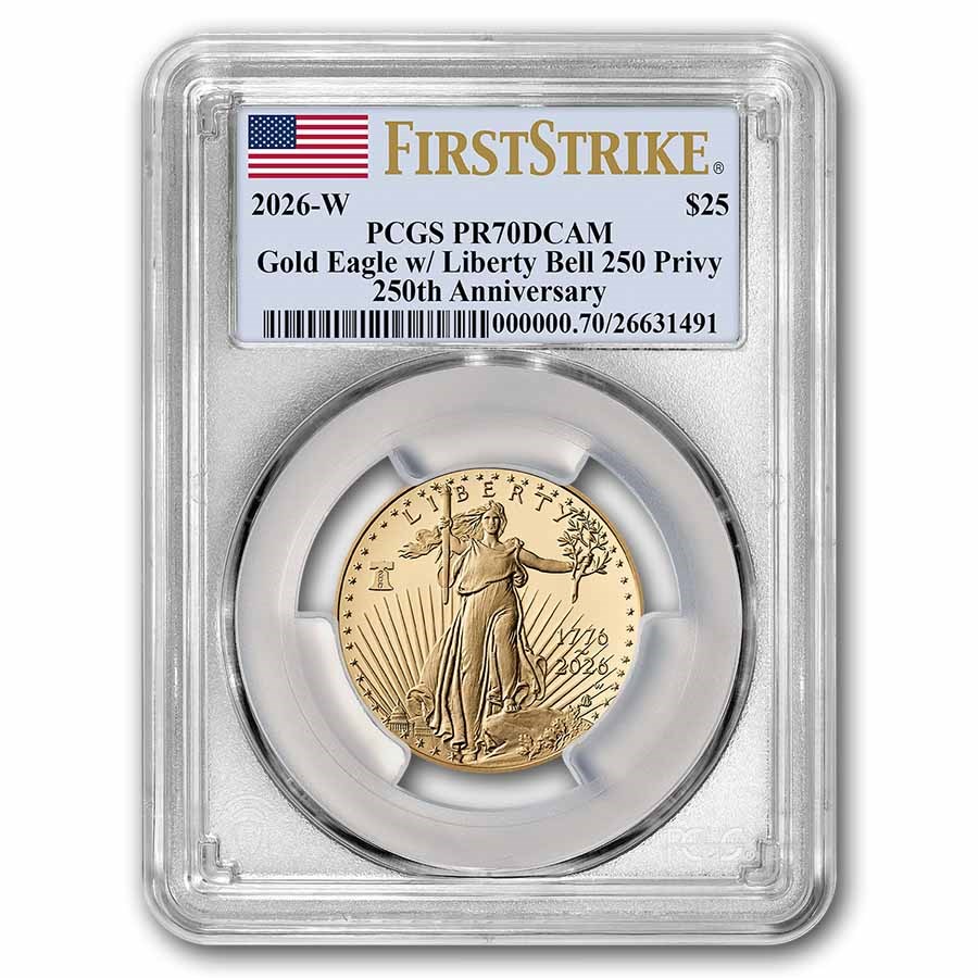 2026-W Proof 1/2 oz Gold Eagle Dual Date PR-70 PCGS (FS)