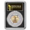 2026-W Proof 1/4 oz Gold Eagle Dual Date PR-70 PCGS (FDI, Black)