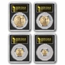 2026-W Proof Gold Eagle Set - Dual Date PR-70 PCGS (FDI, Black)
