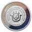 2027 Burundi 2 oz Silver & Jade Year of the Goat Proof