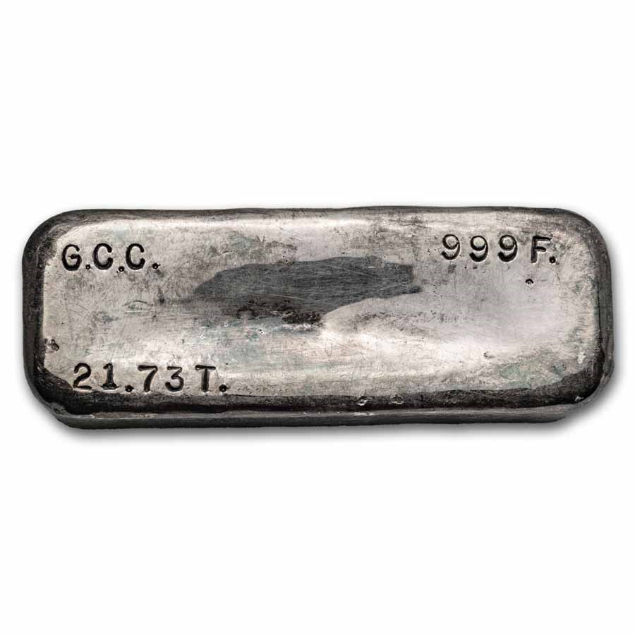 21.73 oz Silver Bar - Gumer Coin Company (GCC)