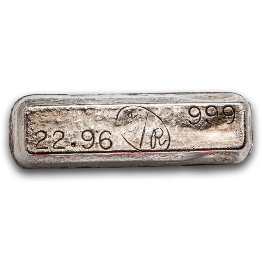 Buy 22.96 oz Silver Vintage G/R Bar | APMEX