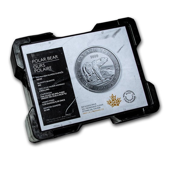 240-Coin RCM 1/2 oz Ag Wildlife Series Monster Box (Empty, Black) 240-Coin RCM 1/2 oz Ag Wildlife Series Monster Box (Empty, Black)