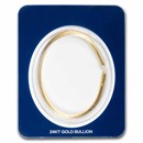 24k 1 oz Gold Bullion Bracelet Polished