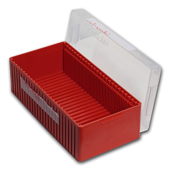 25-Count Valcambi Suisse Storage Box for Bars (Used)