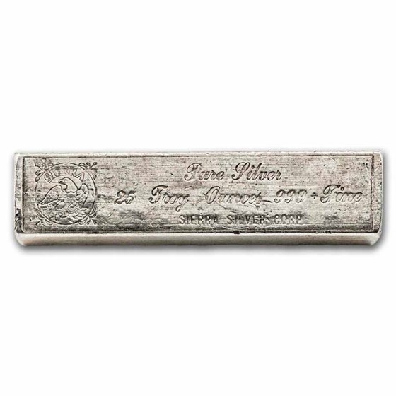 25 oz Silver Bar - Sierra Silver Corp. 25 oz Silver Bar - Sierra Silver Corp.