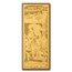 25 Wyoming Goldback - Aurum Gold Foil Note (24k)