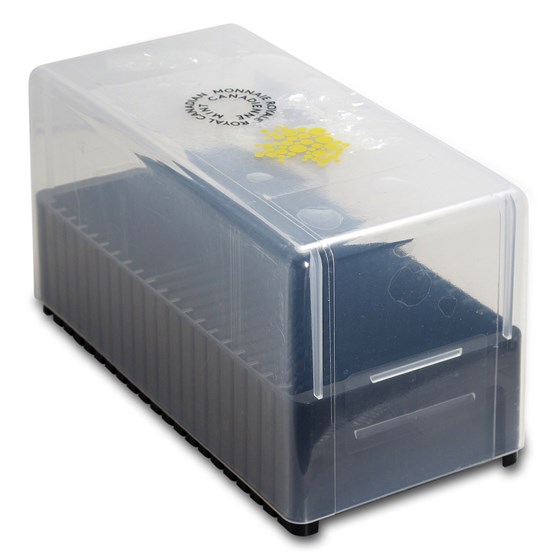 25x 1 gram Gold Maple Leafs Maplegram25™ Storage Box (USED) 25x 1 gram Gold Maple Leafs Maplegram25™ Storage Box (USED)