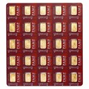25x1 gram Gold Bar PAMP Suisse Dragon Multigram+25 (In Assay)