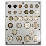 28-Coin U.S. 20th Century Type Set (Framed)