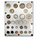 28-Coin U.S. 20th Century Type Set (Framed)