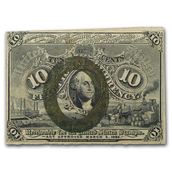 2nd Issue Fractional Currency 10 Cents VF (Fr#1244) 2nd Issue Fractional Currency 10 Cents VF (Fr#1244)