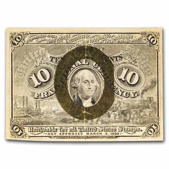 2nd Issue Fractional Currency 10 Cents VF (Fr#1245) 2nd Issue Fractional Currency 10 Cents VF (Fr#1245)
