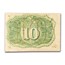 2nd Issue Fractional Currency 10 Cents XF (Fr#1246)