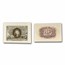 2nd Issue Fractional Currency 25 Cents AU (Fr#1283) Specimen Pair