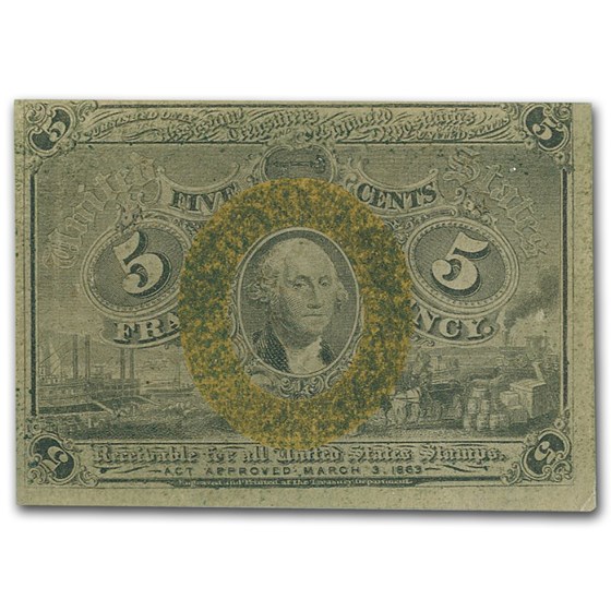 2nd Issue Fractional Currency 5 Cents VF (Fr#1233) 2nd Issue Fractional Currency 5 Cents VF (Fr#1233)