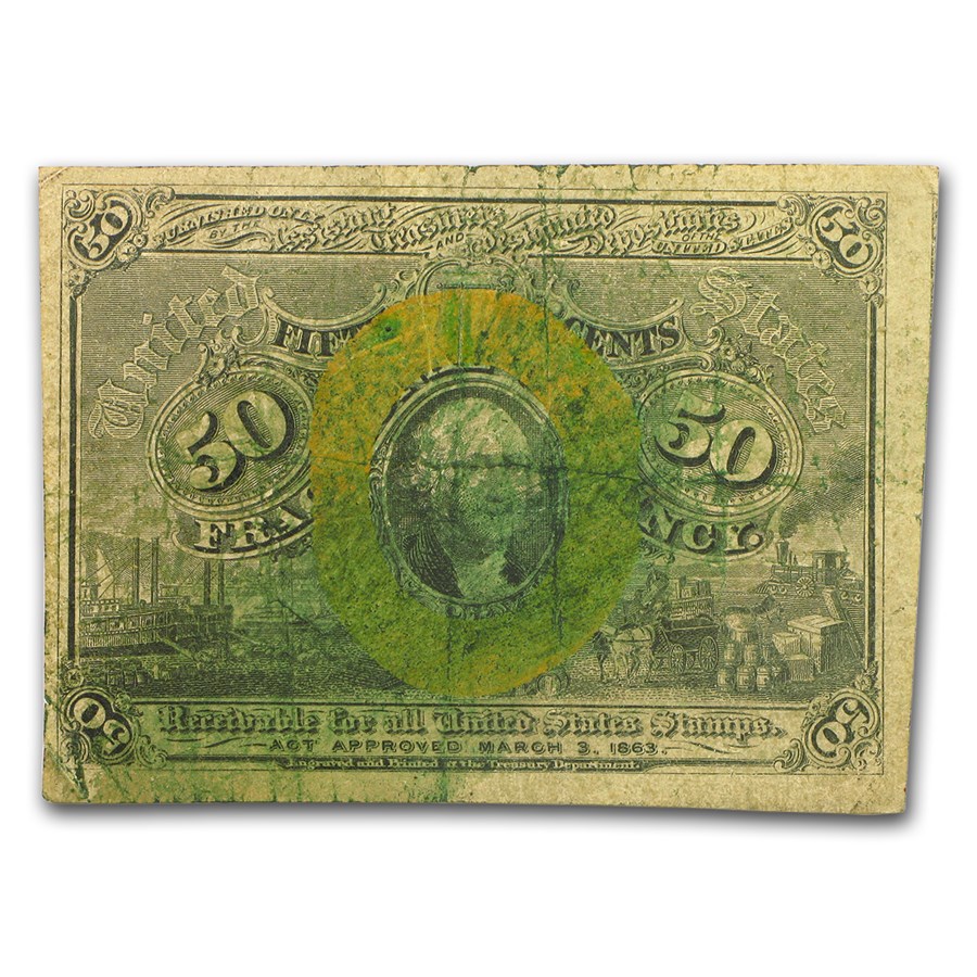 2nd Issue Fractional Currency 50 Cents VG (Fr#1317)