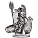 3.2 oz Silver Hand Poured Statue - Britannia