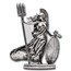 3.2 oz Silver Hand Poured Statue - Britannia