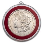 3-Coin BU Silver Dollar Set in Red Velvet Pouch