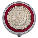 3-Coin BU Silver Dollar Set in Red Velvet Pouch