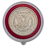 3-Coin BU Silver Dollar Set in Red Velvet Pouch
