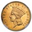 $3 Gold Princess MS-63 NGC/PCGS
