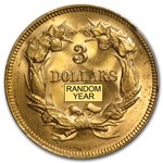 $3 Gold Princess MS-64 NGC/PCGS