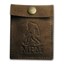 3 oz Hand Poured Silver Bar - Bigfoot (w/Leather Pouch)