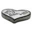 3 oz Hand Poured Silver Heart