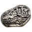 3 oz Hand Poured Silver - MPM (T-Rex Fossil, w/Wooden Crate)