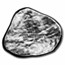 3 oz Hand Poured Silver - MPM (Triceratop Fossil, NO Wood Crate)