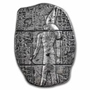 3 oz Hand Poured Silver Relic Bar - Horus (no bag)