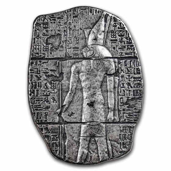 3 oz Hand Poured Silver Relic Bar - Horus (no bag) 3 oz Hand Poured Silver Relic Bar - Horus (no bag)