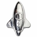 3 oz Hand Poured Silver - Rocket To Da Moon