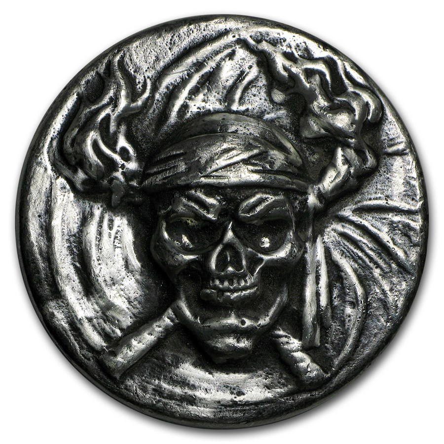 3 oz Hand Poured Silver Round - Limited Edition: Buccaneer
