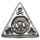3 oz Hand Poured Silver Triangle - Captains Loot